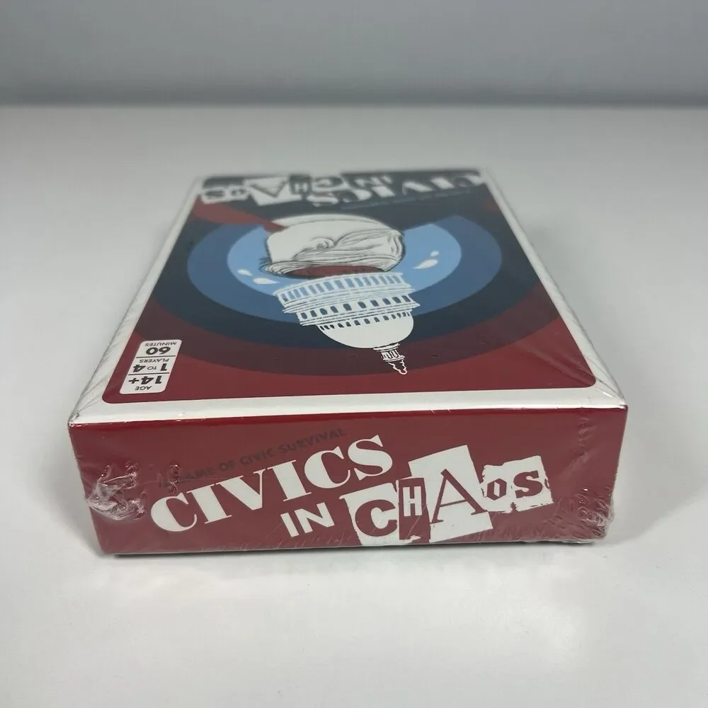 Civics In Chaos Game - BLAMO Kickstarter 2018 Politics Strategy Trump NEW Sealed